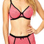 Claudette Pink Fishnet Pin-Up Panty