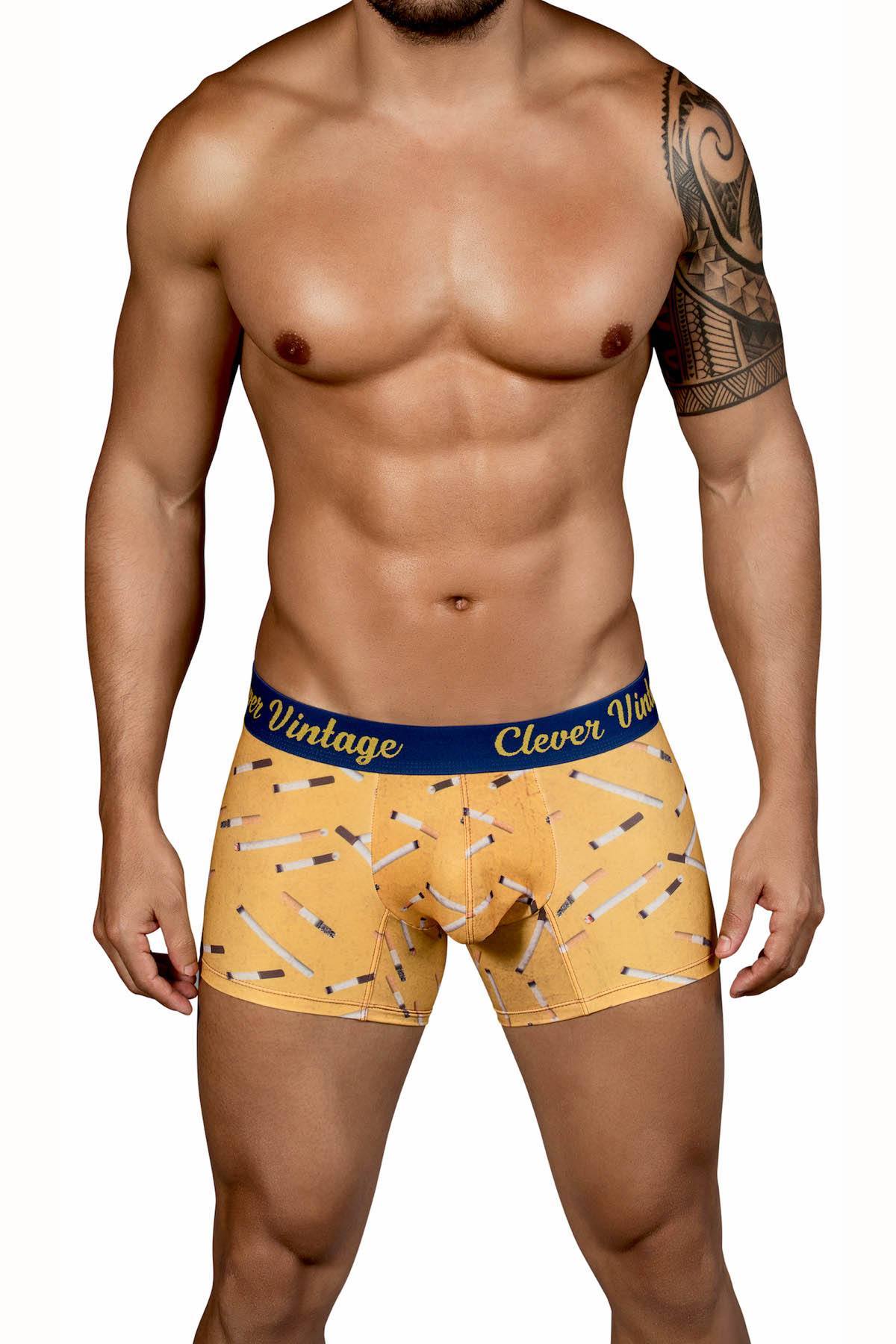 Clever Yellow Cigar Boxer Brief