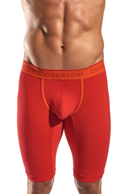 Cocksox Sumac Red CX93 Long Leg Boxer