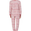 Cuddl Duds Printed Top & Jogger Pants Loungewear Set Pink Print