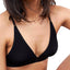 DKNY Black Logo Mesh Seamless Wireless Bralette