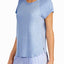 DKNY Heather-Blue Solid Lounge Tee