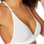 DKNY White Seamless Logo Wireless Mesh Bralette