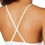 DKNY White Seamless Logo Wireless Mesh Bralette