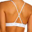 DKNY White Seamless Logo Wireless Mesh Bralette