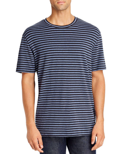 Daniel Buchler Striped Tee Navy Stripe