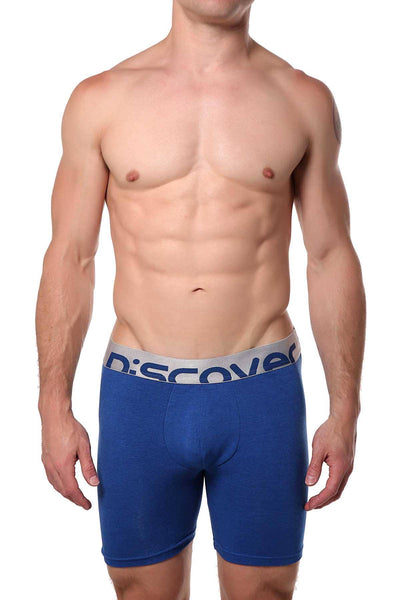 Discover Denim-Blue Silver Surf Boxer Brief