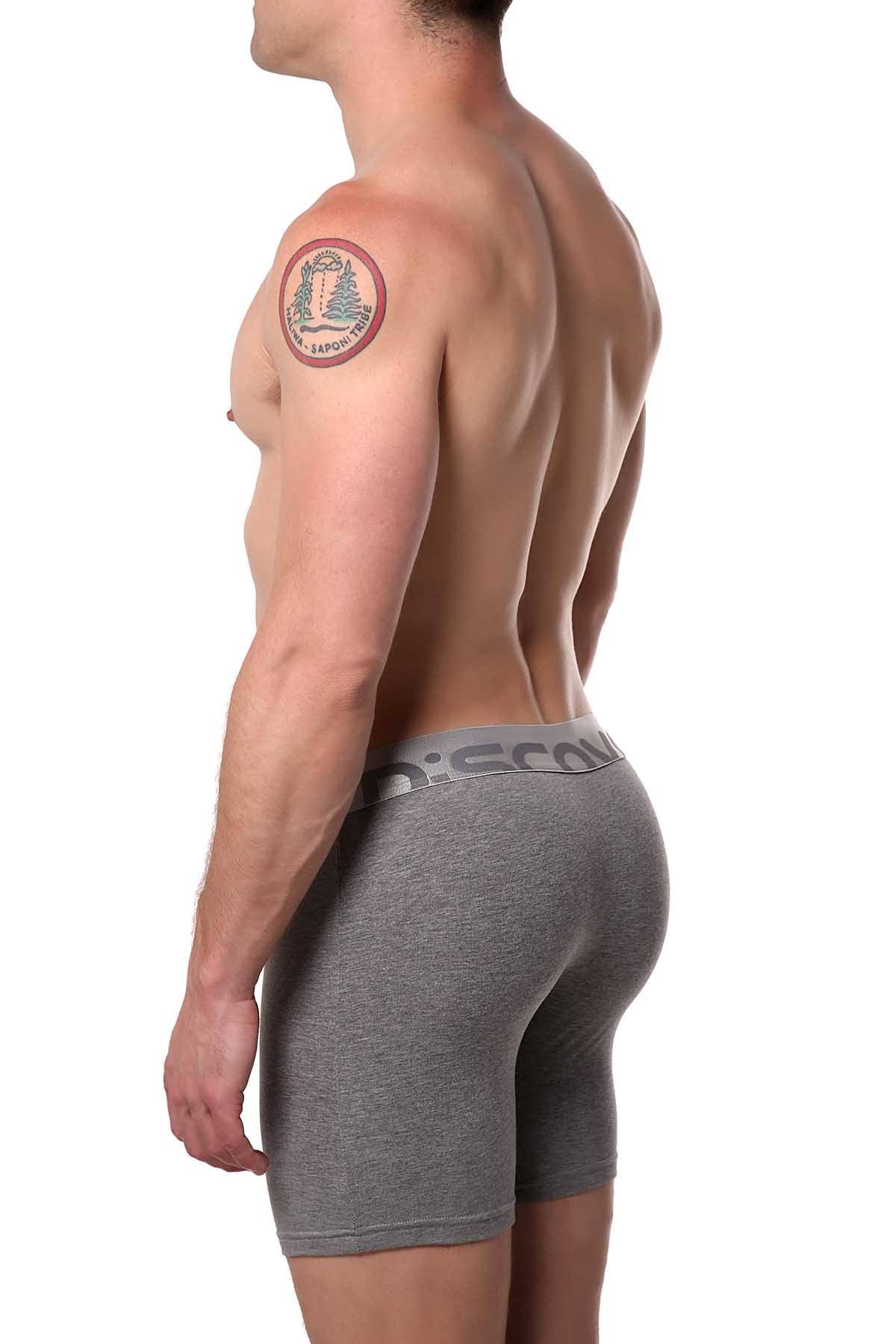 Discover Stone-Grey Silver Surf Boxer Brief