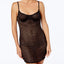 Dkny Modern Lace Sheer Chemise Dk7004 Black