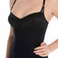 DuMi Shapewear Black Light-Control Long-Torso Contouring Balconette Bra Camisole