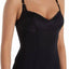 DuMi Shapewear Black Light-Control Long-Torso Contouring Balconette Bra Camisole