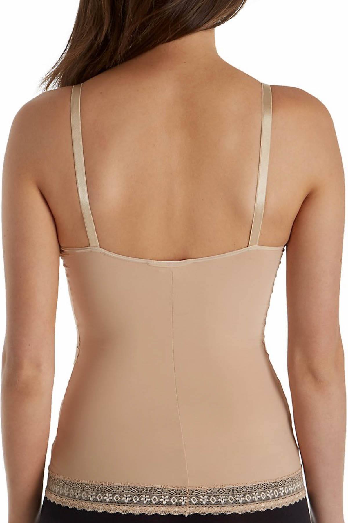 DuMi Shapewear Taupe Light-Control Long-Torso Contouring Balconette Bra Camisole