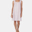 Eileen West Lace-trim Cotton Knit Nightgown Pink Geo