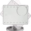 Estelle Makeup Mirror - 16 Bright LEDs (Metallic Gray)