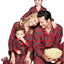 Family PJs BABY Brinkley Plaid Footed Pajama Onesie