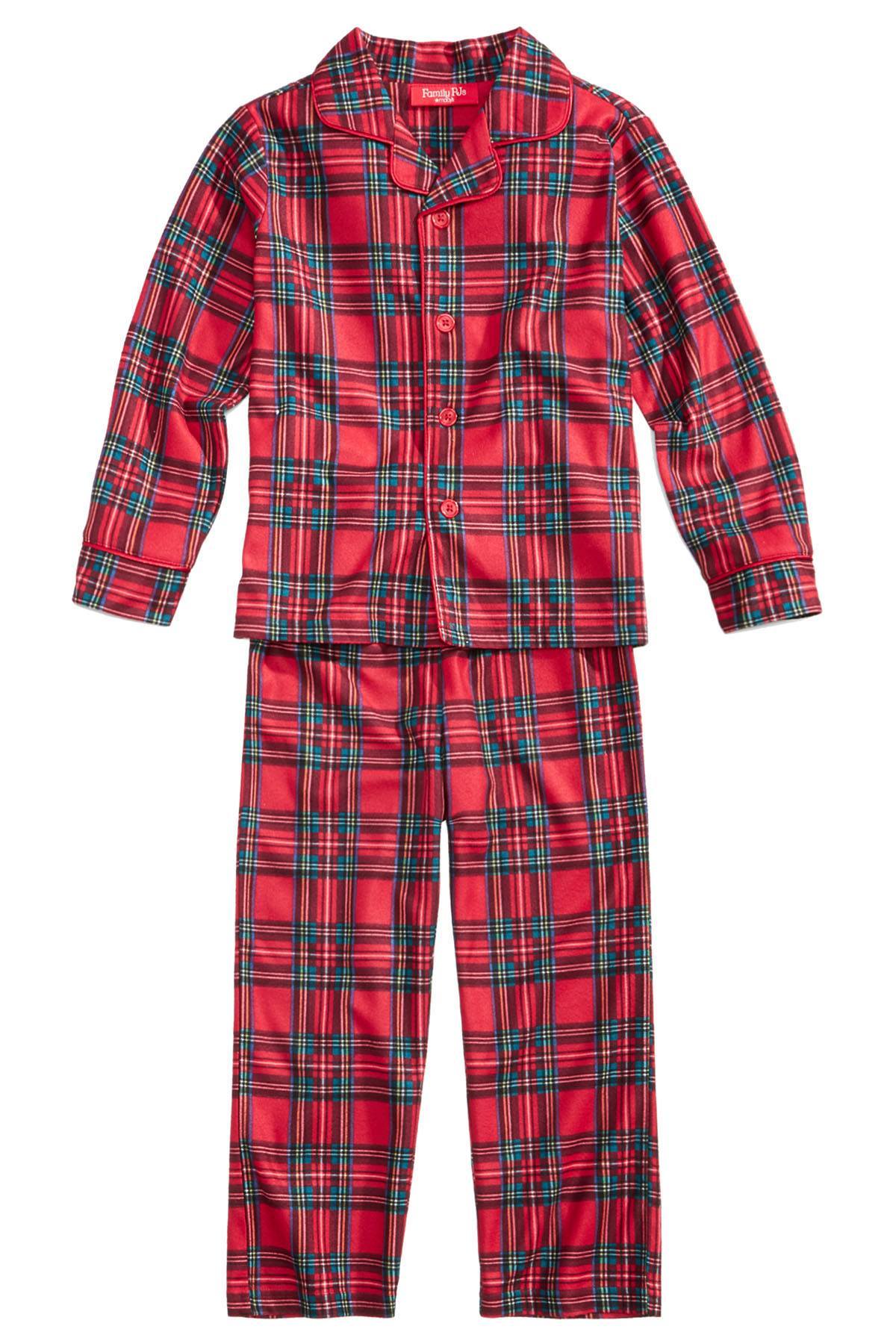 Family PJs KIDS Brinkley Plaid Pajama Set