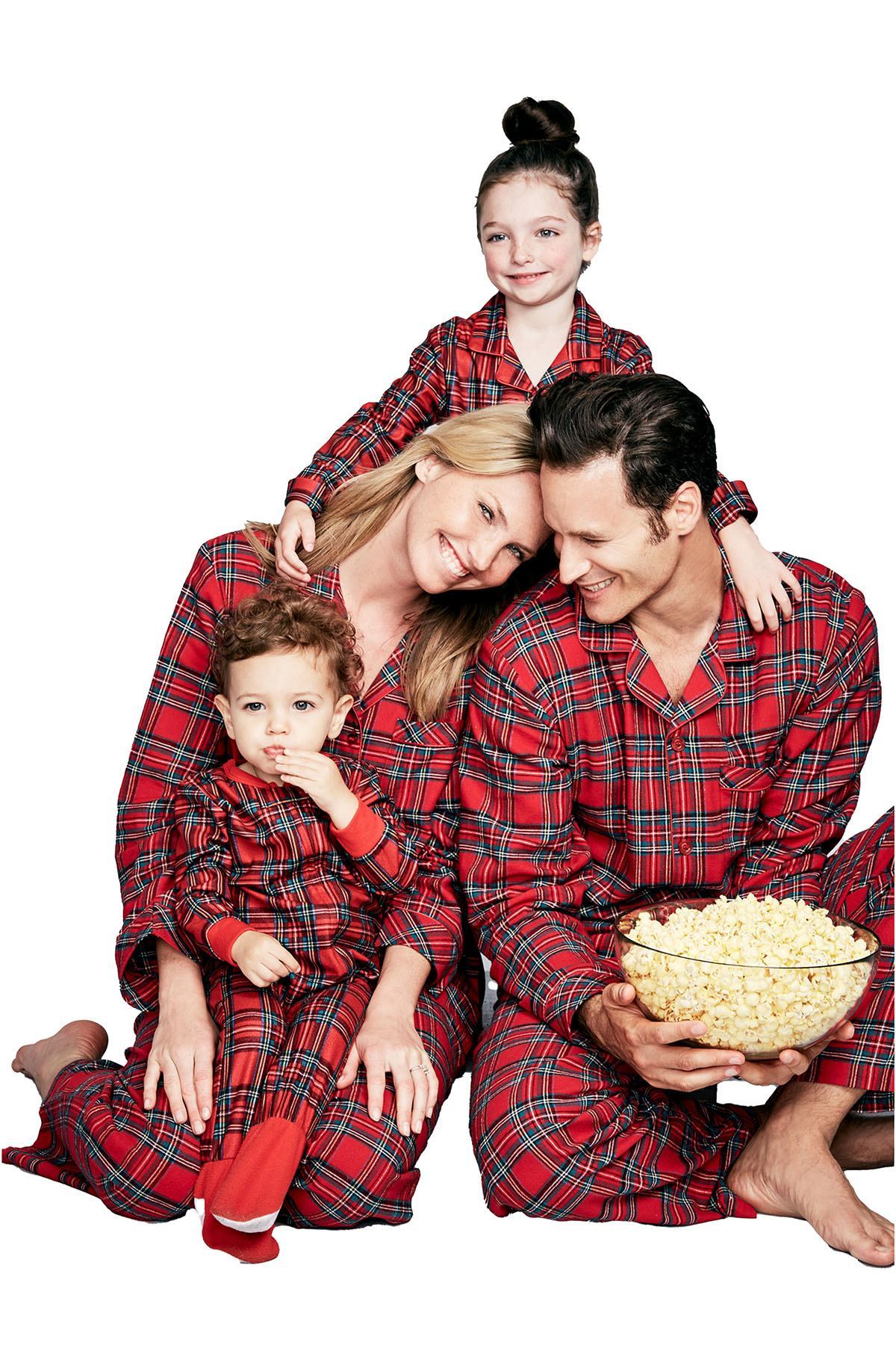 Family PJs KIDS Brinkley Plaid Pajama Set