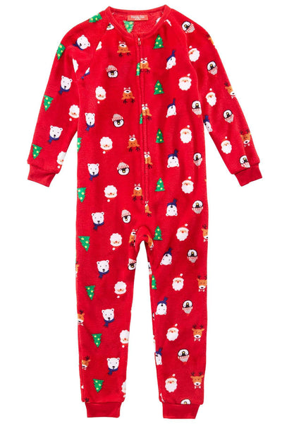 Family PJs KIDS Santa and Friends Onesie