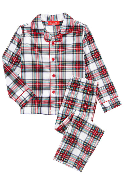 Family PJs KIDS Stewart Plaid Pajama Set