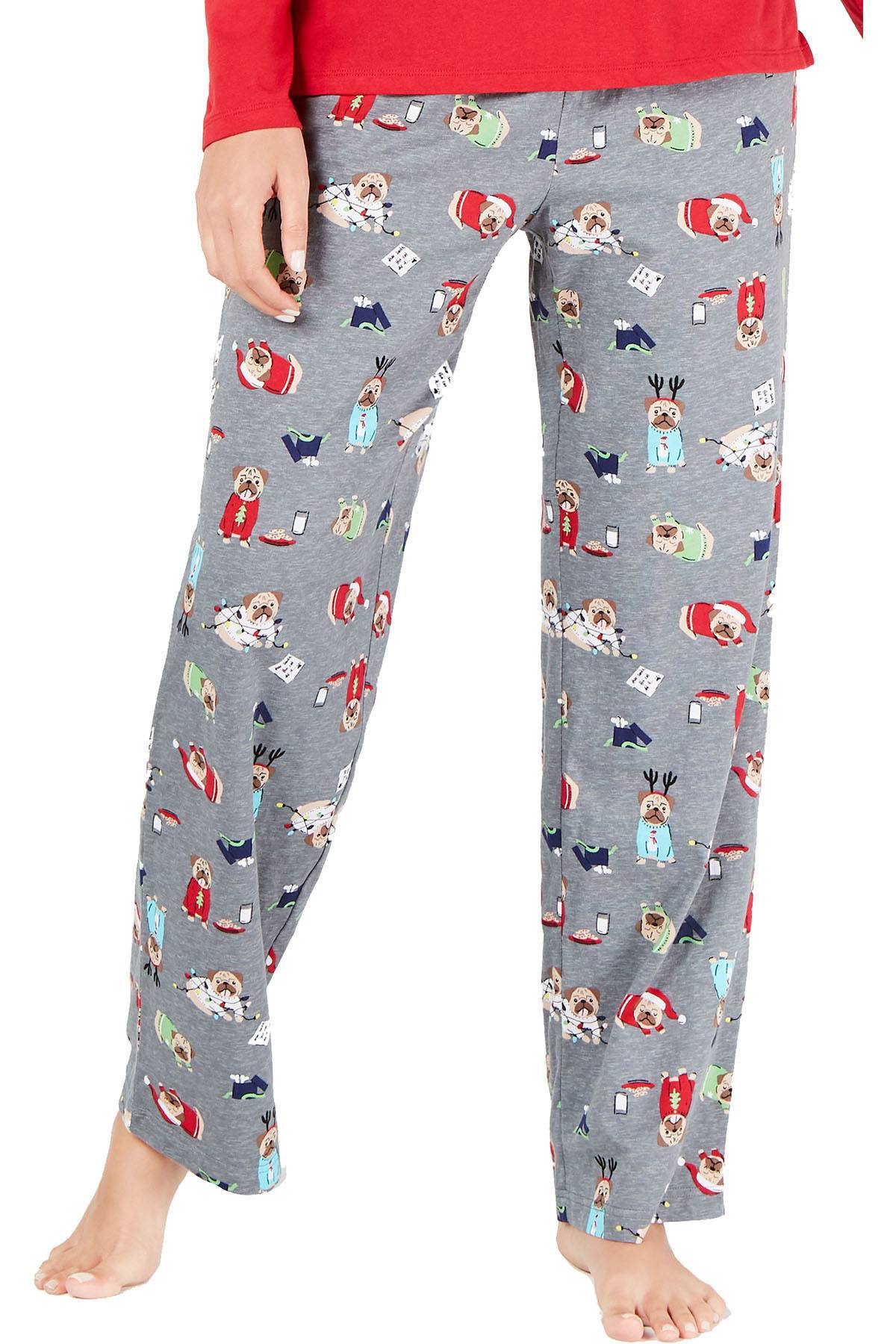 Family PJs Women's Holiday Pajama Set in Happy Pawlidays