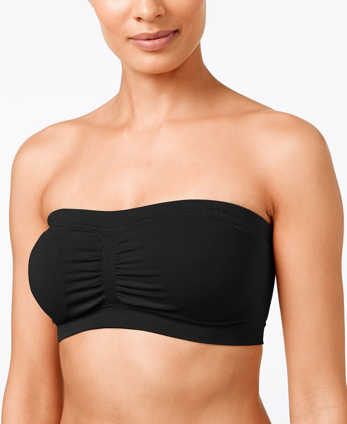 Fashion Forms Stretch Bandeau Bra Mc663 Black