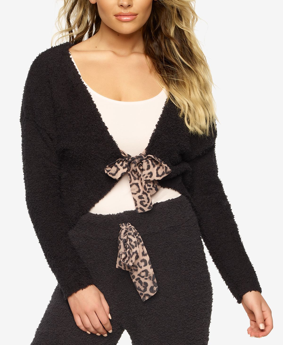 Felina Denali Cozy Knit Cardigan Black