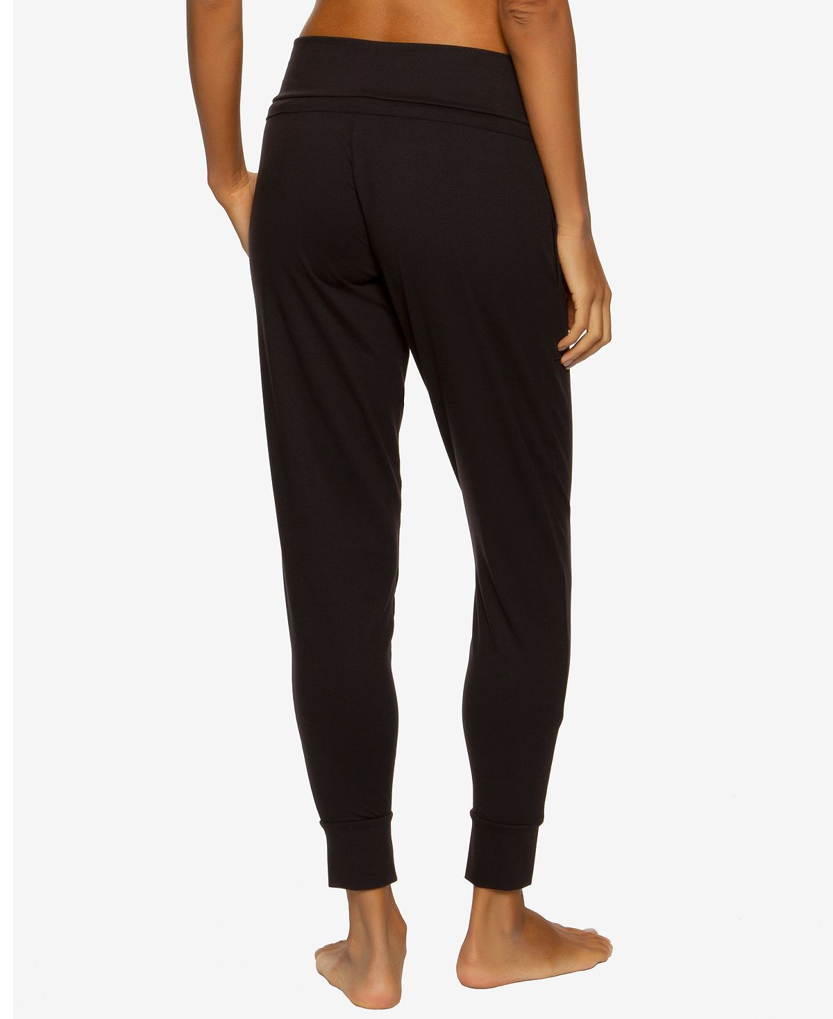 Felina Velvety Soft Loungewear Jogger Pants Black