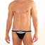 G S Black California Scoop Jockstrap