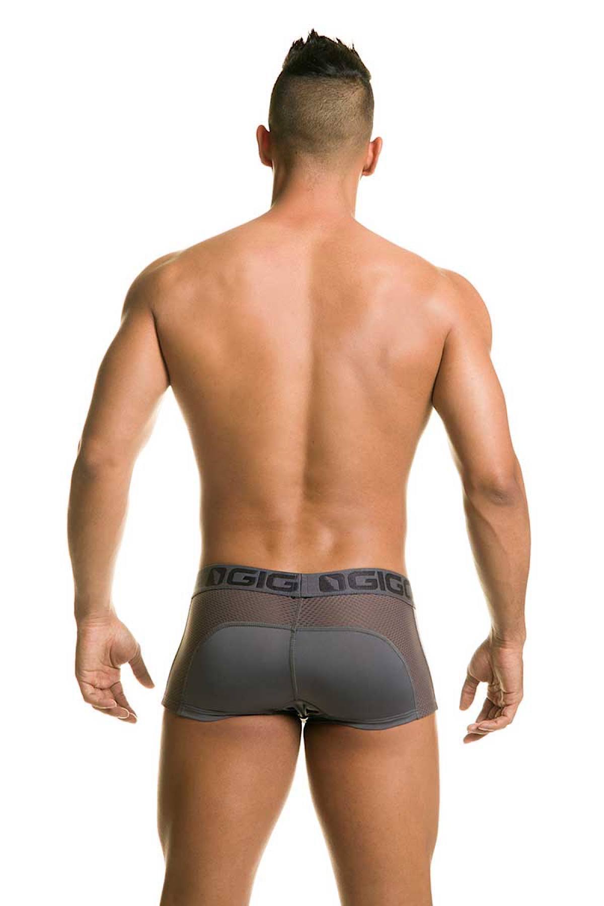 GIGO Diversity Grey Mesh Insert Boxer Brief