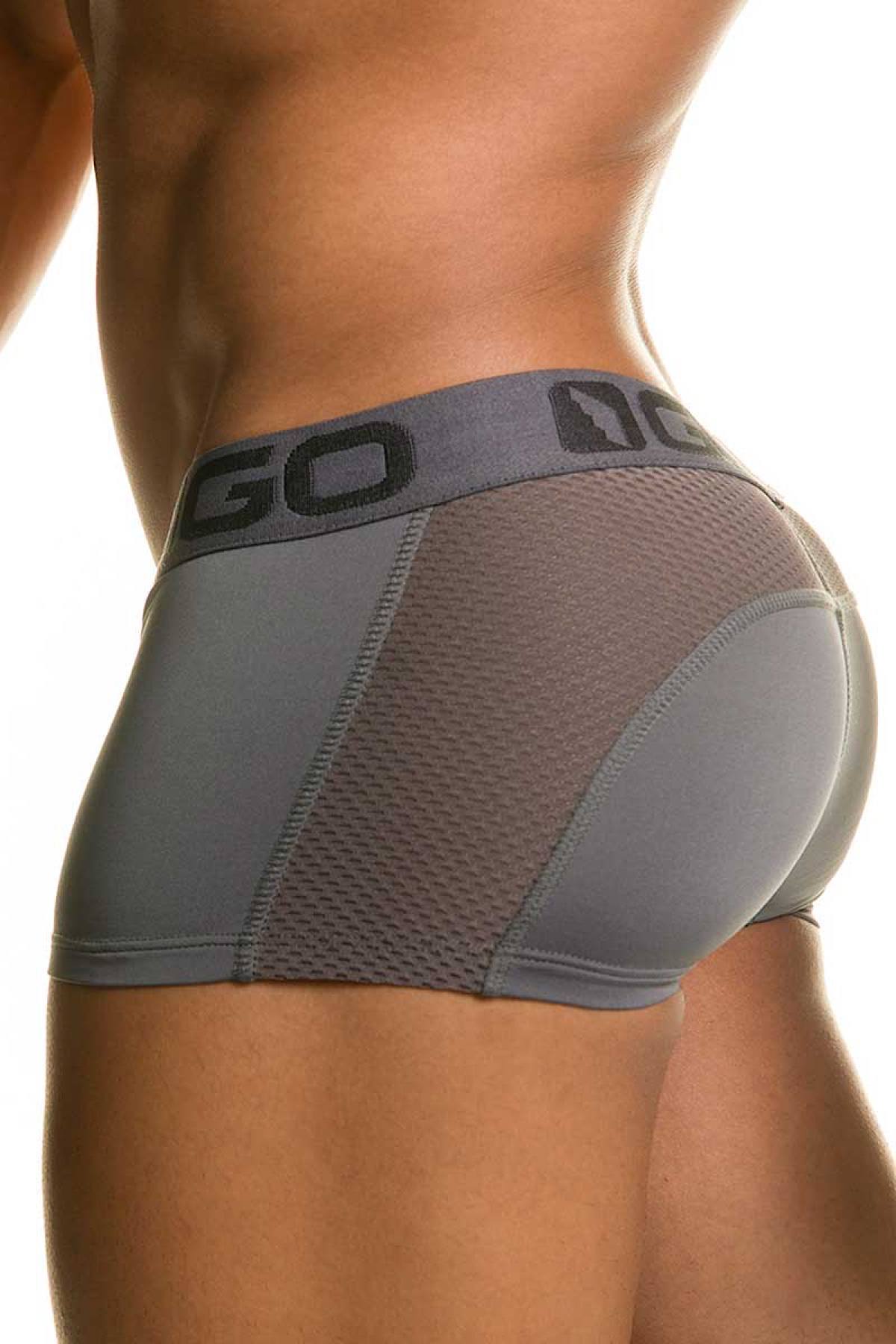 GIGO Diversity Grey Mesh Insert Boxer Brief