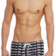 Garcon Model Black Graffiti Swim Short