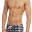 Garcon Model Black Graffiti Swim Short