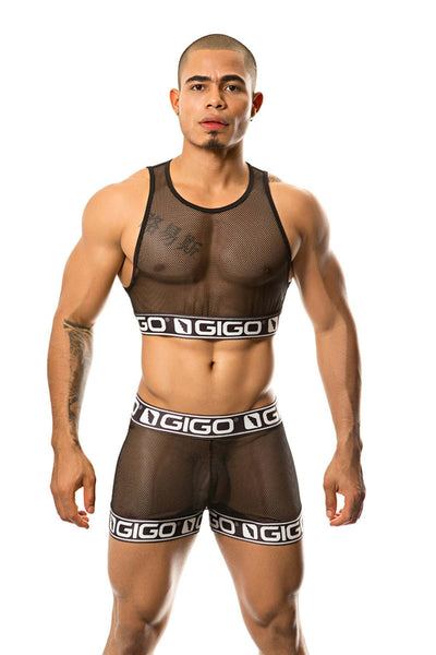 Gigo Black Temptation Crop Top