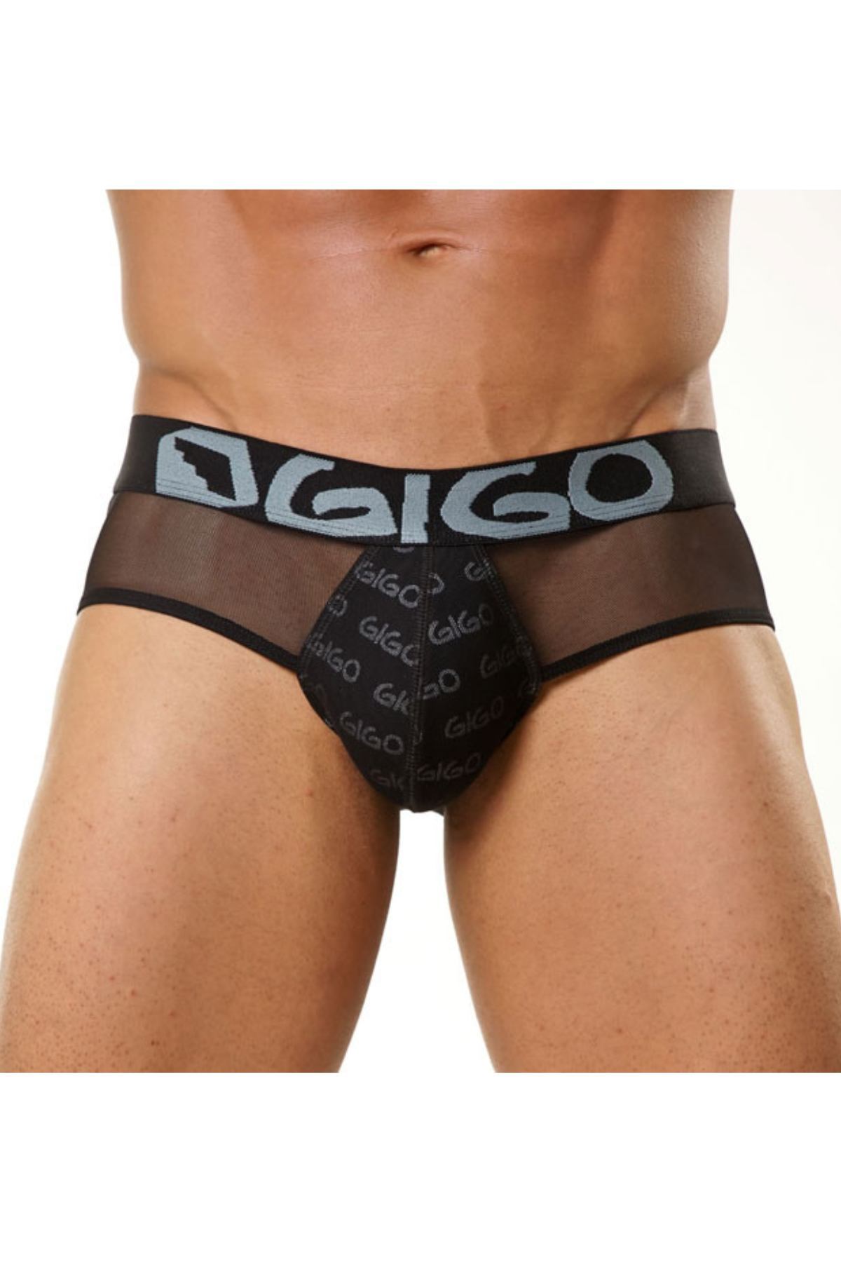 Gigo Black Tull Brief