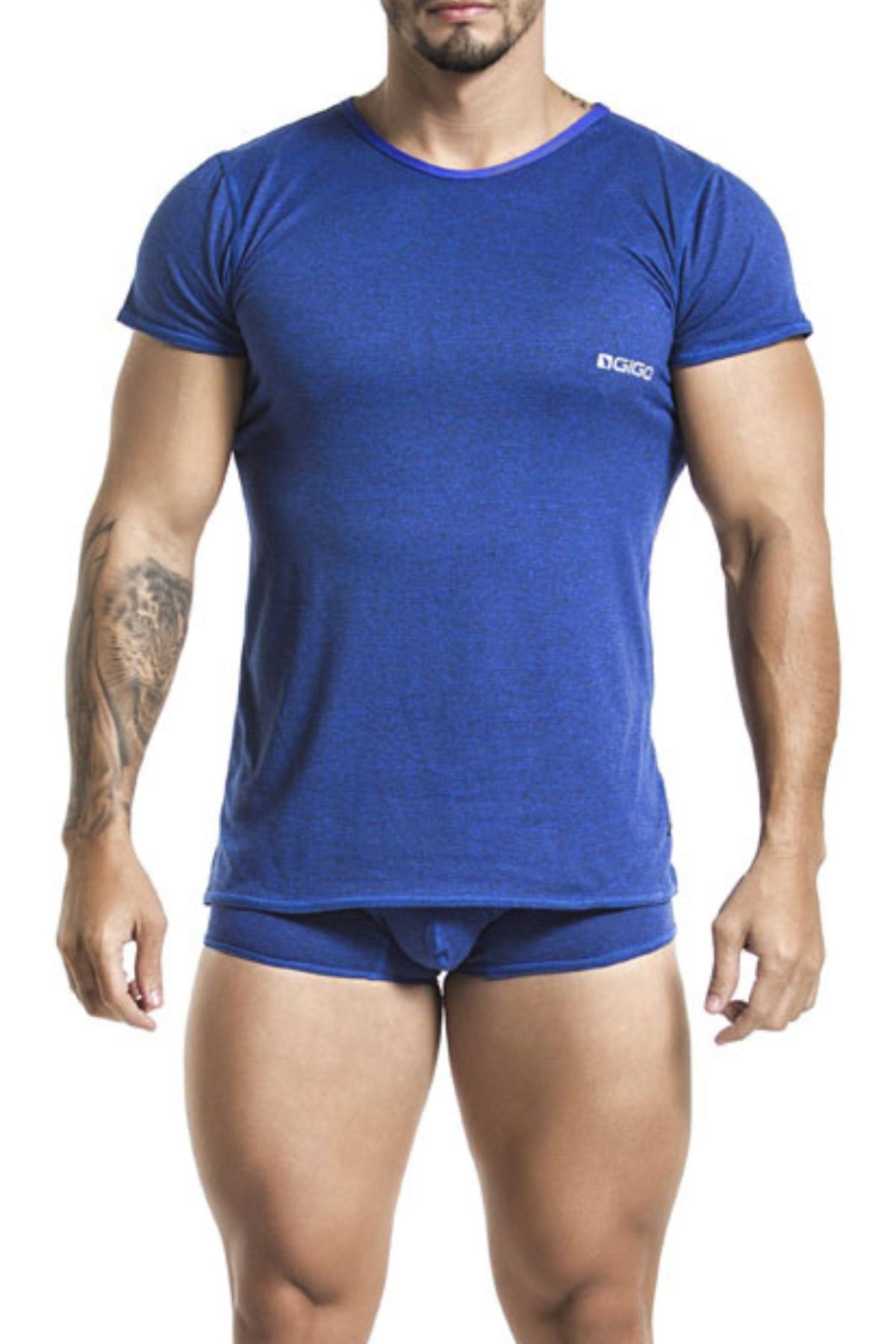 Gigo Blue Soft T-Shirt