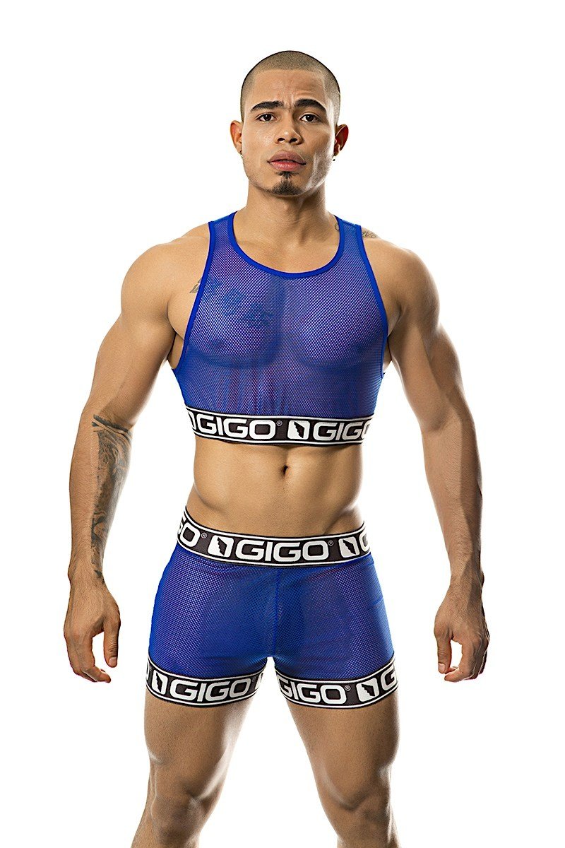 Gigo Blue Temptation Crop Top