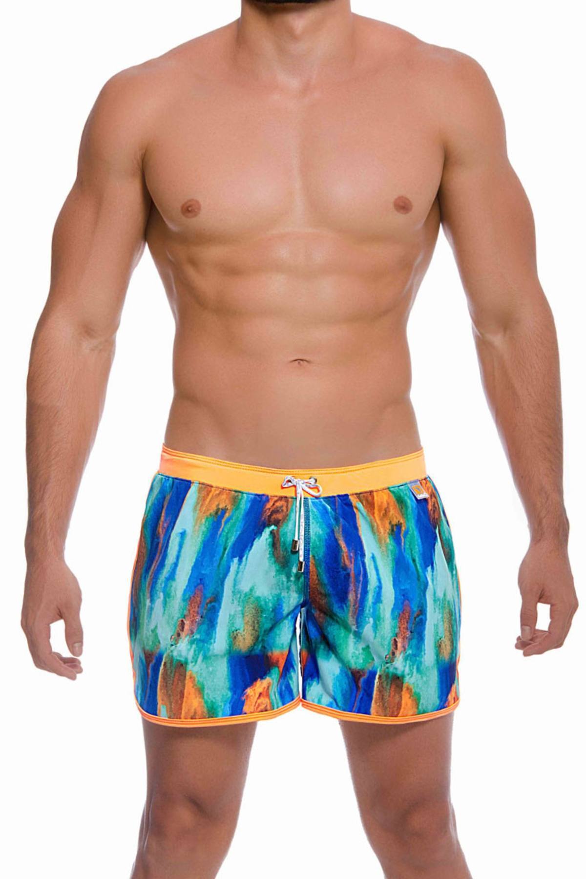 Gigo Blue Tie Swim Short