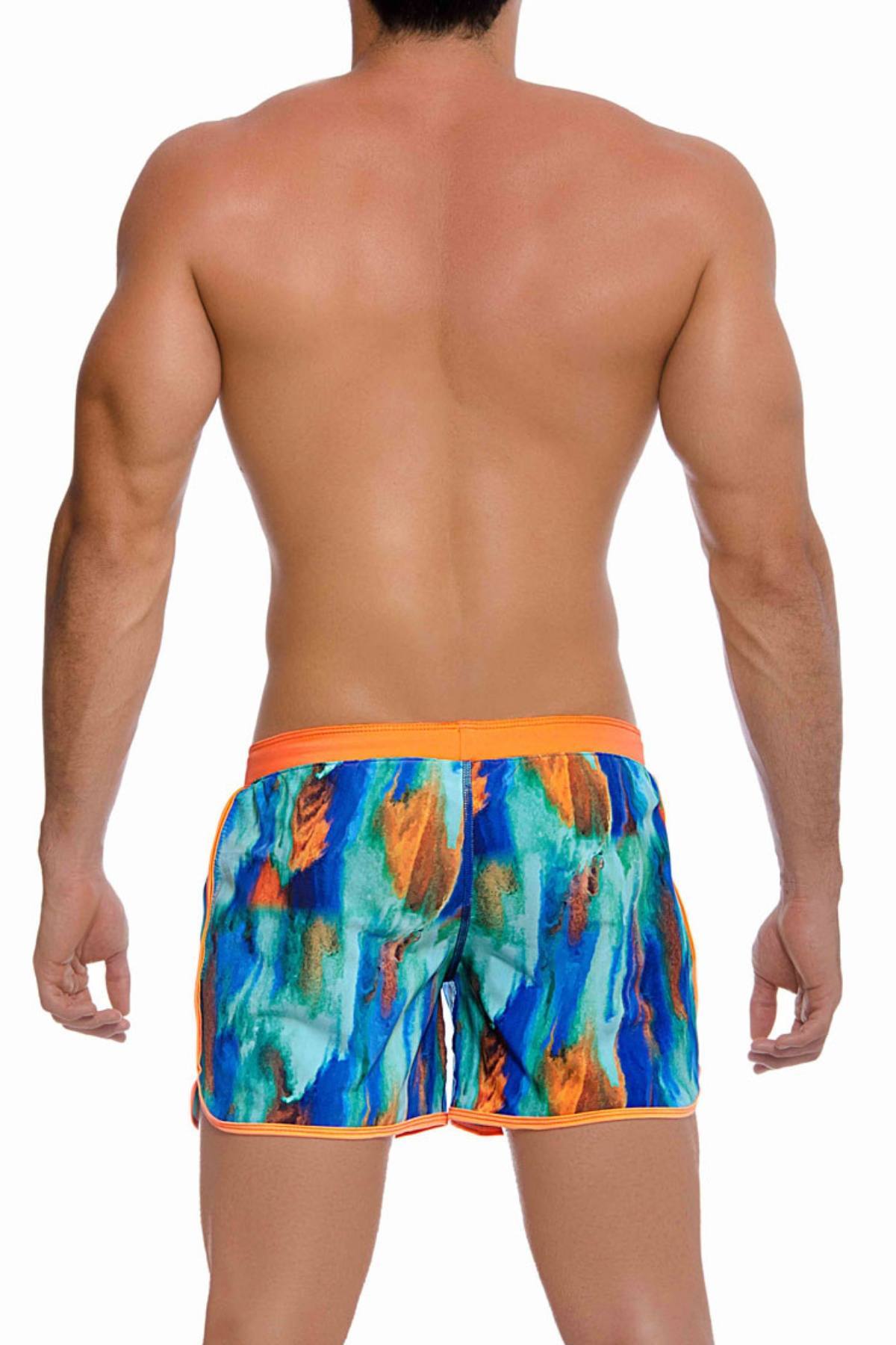 Gigo Blue Tie Swim Short