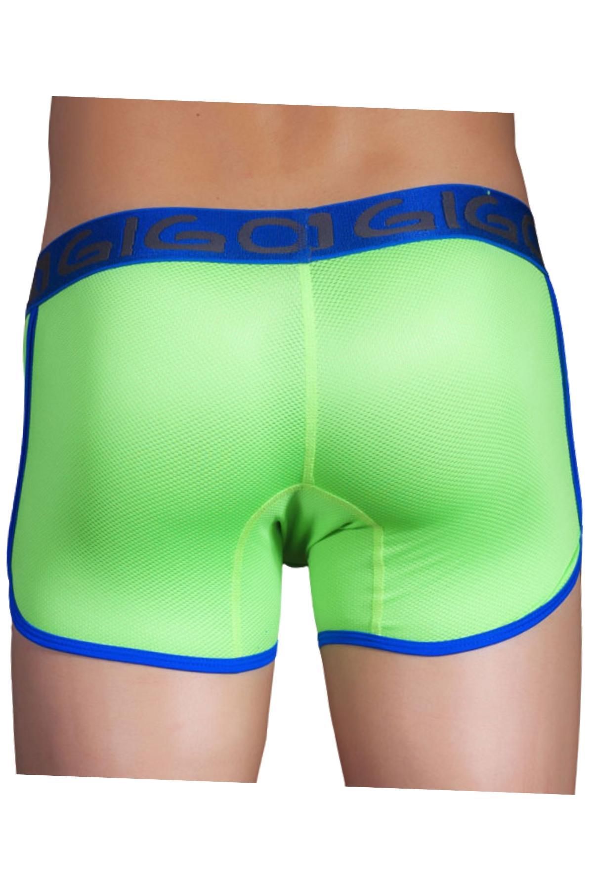 Gigo Green Sheen Long Boxer