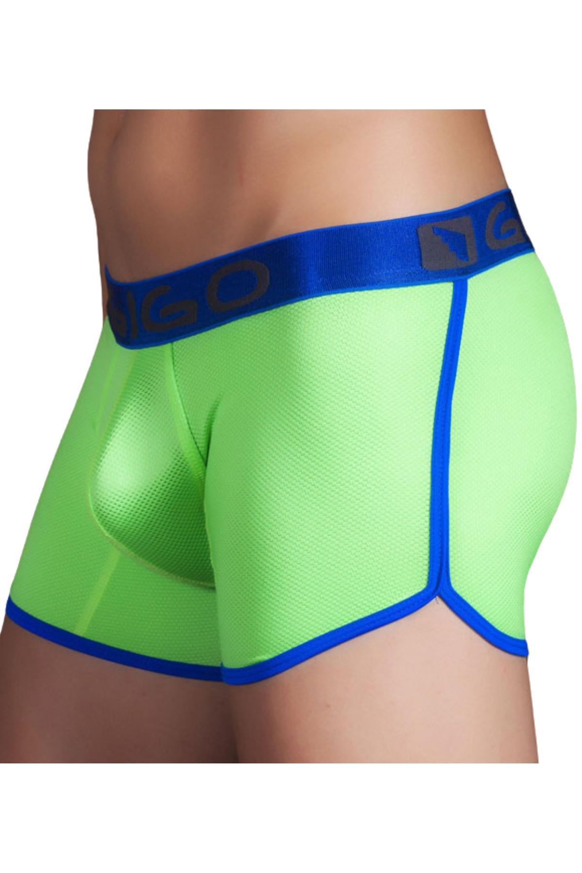 Gigo Green Sheen Long Boxer