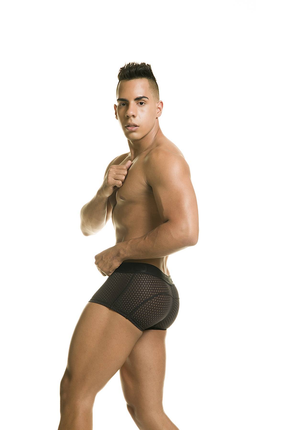 Gigo Nile Black Mesh Boxer Briefs