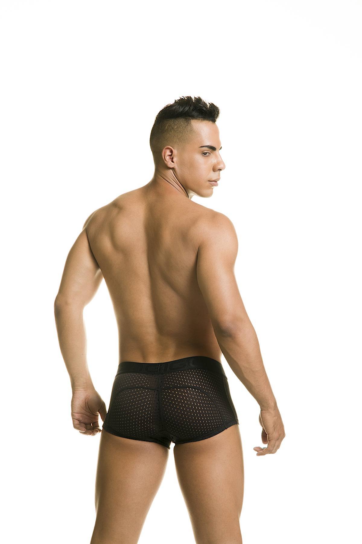 Gigo Nile Black Mesh Boxer Briefs