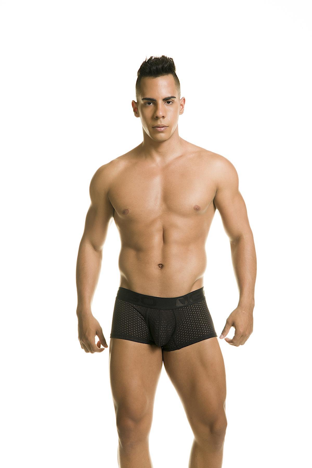 Gigo Nile Black Mesh Boxer Briefs