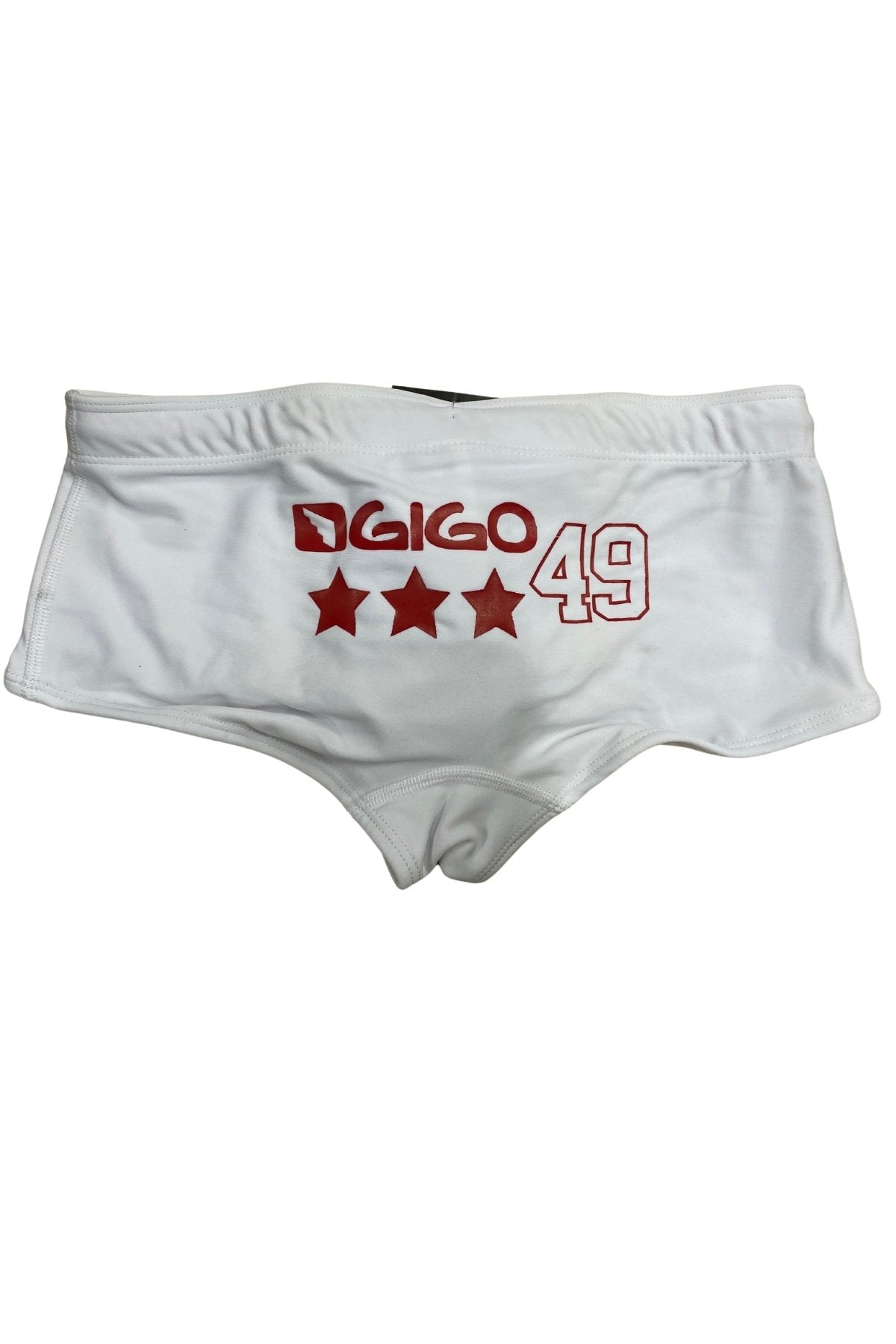 Gigo White Star Swim Trunk