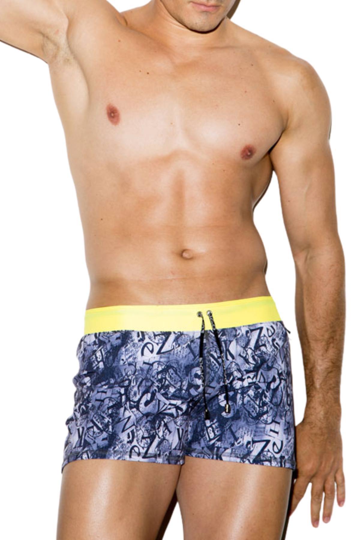 Gigo Yellow Explorer Swim Short