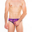 Go Softwear Purple And Black Frisky Bikini Brief