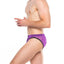 Go Softwear Purple And Black Frisky Bikini Brief