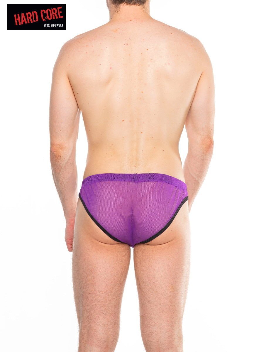 Go Softwear Purple And Black Frisky Bikini Brief