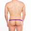 Go Softwear Purple and Black Frisky No String Thong