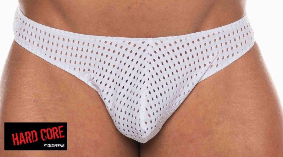 Go Softwear White Tryst Backless Thong